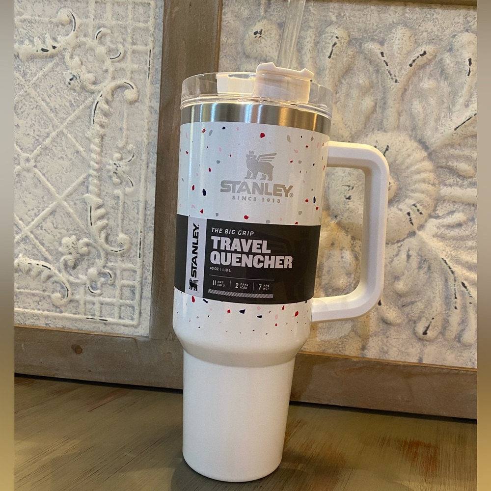 Stanley 40 oz. Travel Quencher Tumbler- Terrazzo Pearlescent - Limited Edition